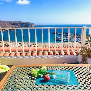 Impresionantes Vistas Al Mar En Cactus Blanco , Los Cristianos (Tenerife) España